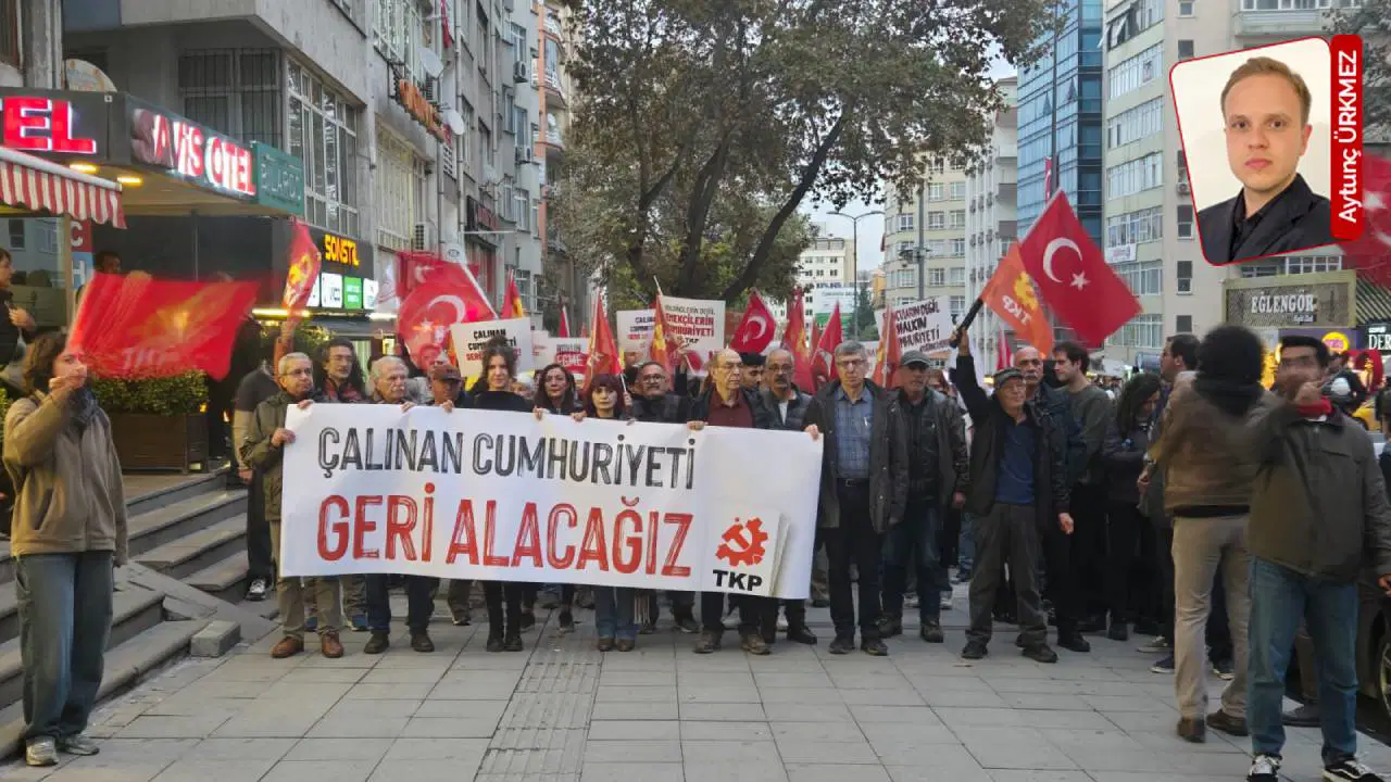 TKP, Cumhuriyet’in 103. Yılı İçin Yürüyüş Düzenledi: ‘Çalınan Cumhuriyeti Geri Alacağız’